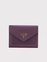 Lucky Bees Portfel "Columbia" w kolorze fioletowym - 12 x 10 x 3 cm rozmiar: onesize. Różowe portfele Lucky Bees, bez wzorów, z materiału. Za 43.99 zł.