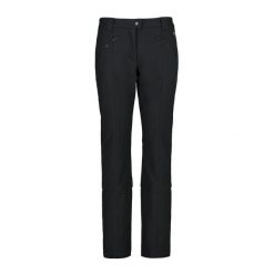 Spodnie Narciarskie Softshell Rozmiar 42 Czarny - 38A1586-U901. Czarne spodnie narciarskie CMP, bez wzorów, z elastanu, narciarskie. Za 452.30 zł.