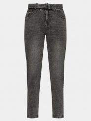 Morgan Jeansy 241-PALOA Szary Straight Fit. Szare jeansy Morgan, bez wzorów. Za 189.99 zł.