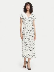 Vero Moda Sukienka letnia Elisa 10348019 Biały Regular Fit. Białe sukienki Vero Moda, na lato, m, bez wzorów, z wiskozy, bez kołnierzyka, bez ramiączek. Za 183.99 zł.