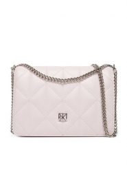 Calvin Klein Torebka Quilted Mini Chain Bag LV04F3321G Różowy. Czerwone torebki klasyczne Calvin Klein, bez wzorów, ze skóry, bez dodatków. Za 449.99 zł.