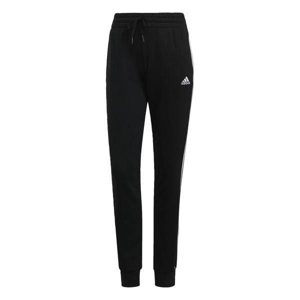 Długie Spodnie Dresowe Adidas Essentials French Terry 3 Stripes Czarny. Białe spodnie dresowe Adidas, m, bez wzorów, z dresówki. Za 129.99 zł.