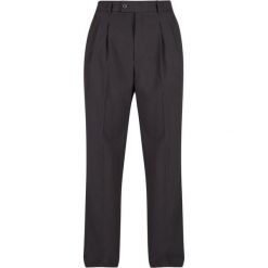 Damskie spodnie z podwójną plisą Urban Classics. Czarne spodnie dresowe Urban Classics, m, bez wzorów, z wiskozy. Za 206.00 zł.