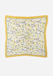 Żółty Szalik Apaszka w Owocowy Wzór Rayhelle. Żółte szaliki Born2be, na lato, bez wzorów, z materiału, klasyczne. Za 29.99 zł.