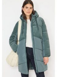 Cecil Płaszcz pikowany w kolorze zielonym rozmiar: M. Zielone płaszcze Cecil, m, bez wzorów, bez kaptura. Za 375.96 zł.
