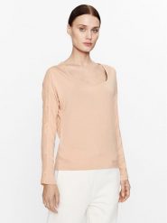 Calvin Klein Underwear Koszulka piżamowa 000QS7006E Beżowy Regular Fit. Brązowe koszule nocne Calvin Klein Underwear, l, bez wzorów, bez ramiączek. Za 179.99 zł.