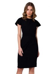 Stylove Sukienka w kolorze czarnym rozmiar: XL. Czarne sukienki Stylove, xl, bez wzorów, bez kołnierzyka, bez ramiączek, midi. Za 295.45 zł.