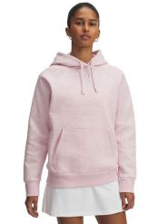 Under Armour Bluza polarowa w kolorze jasnoróżowym rozmiar: XL. Różowe bluzy Under Armour, xl, bez wzorów, z polaru, bez kaptura. Za 150.45 zł.