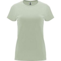 Damska Koszulka Z Krótkim Rękawem Capri. Zielone bluzki ROLY, xl, bez wzorów, sportowe, bez kołnierzyka, bez ramiączek. Za 31.99 zł.