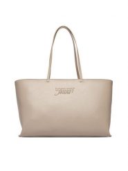 Tommy Jeans Torebka Tjw Must Tote AW0AW18455 Beżowy. Brązowe shopper Tommy Jeans, bez wzorów, z jeansu, bez dodatków. Za 409.99 zł.