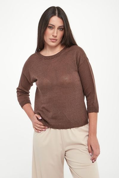 Sweter damski lniany Cannone WEEKEND MAX MARA. Swetry Weekend Max Mara, l, bez wzorów, ze lnu, bez ramiączek. Za 999.00 zł.