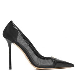 Szpilki Elisabetta Franchi. Czarne szpilki Elisabetta Franchi, bez wzorów, bez obcasa, na szpilce, bez zapięcia. Za 2,909.00 zł.