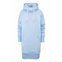 Bluza sportowa z kapturem damska DEEP TRIP Luzak. Niebieskie bluzy DEEP TRIP, l, bez wzorów, z bawełny, z kapturem. Za 369.00 zł.