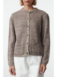 Trendyol Kardigan w kolorze beżowym rozmiar: M. Brązowe kardigany Trendyol, m, bez wzorów, ze splotem. Za 87.45 zł.