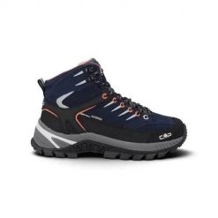 Buty trekkingowe damskie CMP Rigel 2.0 MID. Niebieskie trekkingi CMP, z materiału, za kostkę, trekkingowe. Za 588.00 zł.