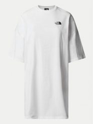 The North Face Sukienka codzienna Simple Dome NF0A87NF Biały Relaxed Fit. Białe sukienki The North Face, na co dzień, s, bez wzorów, z bawełny, bez kołnierzyka, bez ramiączek, proste. Za 99.99 zł.