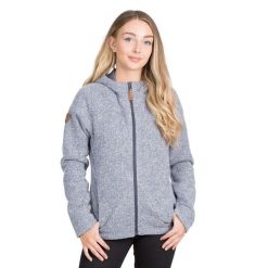Damska Bluza Polarowa Reserve C. Niebieskie bluzy Trespass, l, bez wzorów, z dżerseju, z kapturem. Za 168.99 zł.