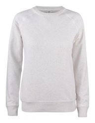Clique Premium OC Roundneck Women – damska bluza z okrągłym dekoltem z bio. Szare bluzy CLIQUE, l, bez wzorów, z bawełny, bez kaptura. Za 232.93 zł.