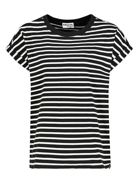 Sublevel Koszulka w kolorze czarnym rozmiar: XL. Czarne bluzki Sublevel, xl, bez wzorów, z bawełny, bez kołnierzyka, bez ramiączek. Za 64.95 zł.