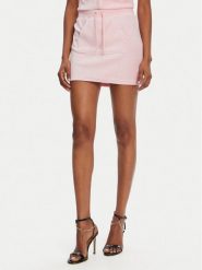 Juicy Couture Spódnica dresowa Heritage JCGGS125022G Różowy Slim Fit. Czerwone spódnice Juicy Couture, xs, bez wzorów, z bawełny, mini. Za 169.99 zł.