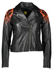 Buffalo Skórzana kurtka w kolorze czarnym rozmiar: 36. Czarne kurtki Buffalo, bez wzorów, z materiału, bez kaptura. Za 339.99 zł.