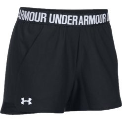 Under Armour New Play Up 3'' Short 1292231-002. Czarne szorty Under Armour, bez wzorów, z materiału. W wyprzedaży za 69.99 zł.