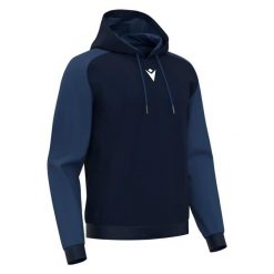 Bluza z kapturem Macron Horn. Niebieskie bluzy Macron, na jesień, xs, bez wzorów, z materiału, z kapturem. Za 244.00 zł.