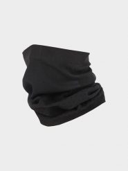 4F Szal-koło w kolorze czarnym rozmiar: onesize. Czarne szaliki 4f, bez wzorów, z materiału. Za 38.45 zł.