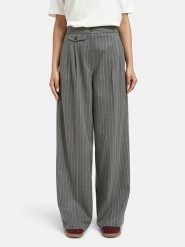 Smith & Soul Spodnie w kolorze szarym rozmiar: L. Szare spodnie materiałowe Smith & Soul, l, bez wzorów, z materiału, z podwyższonym stanem. Za 195.99 zł.