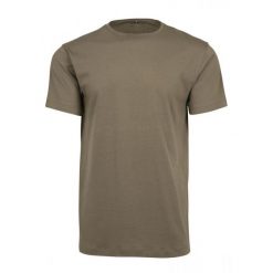 Lekka Koszulka Unisex Dla Dorosłych Z Okrągłym Dekoltem. Szare bluzki BUILD YOUR BRAND, m, bez wzorów, sportowe, bez kołnierzyka, bez ramiączek. Za 49.99 zł.
