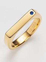 Paul Hewitt Pozłacany pierścionek z cyrkonią rozmiar: 52. Żółte pierścionki Paul Hewitt, z cyrkonią, pozłacane. Za 239.29 zł.