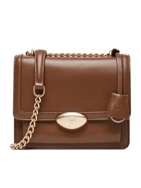 Gino Rossi Torebka CEO-PEARLA-KQ43 Brązowy. Brązowe torebki klasyczne Gino Rossi, bez wzorów, z materiału, bez dodatków. Za 239.99 zł.