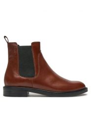 Vagabond Shoemakers Sztyblety Amina 5603-001-27 Brązowy. Brązowe botki Vagabond Shoemakers, bez wzorów, ze skóry, bez obcasa, na płaskiej podeszwie, bez zapięcia. Za 719.99 zł.