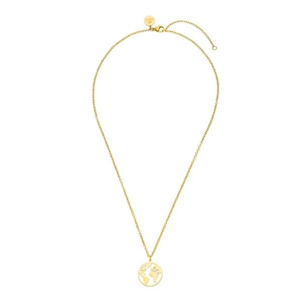 Purelei Purelei Naszyjnik World Map Naszyjniki 1 ct Damski. Czerwone naszyjniki Purelei, pozłacane. Za 143.49 zł.