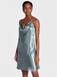 Guess Sukienka koktajlowa Taryn W2BK99 WECV2 Zielony Regular Fit. Zielone sukienki Guess, s, z aplikacjami, z syntetyku, wizytowe, bez kołnierzyka, bez ramiączek. Za 279.99 zł.