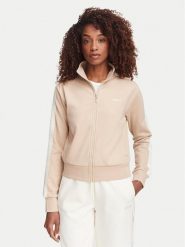 Guess Bluza V6YQ26 K5140 Beżowy Regular Fit. Brązowe bluzy sportowe Guess, m, z aplikacjami, z bawełny, bez kaptura. Za 434.99 zł.