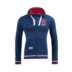 Sweatshirt damska bluza z kapturem zapinana na zamek Kenny Academy. Niebieskie bluzy KENNY, xl, bez wzorów, z kapturem. Za 348.00 zł.