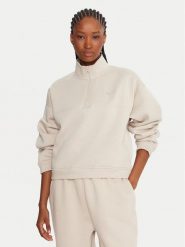 Reebok Bluza Reebok X Ewa Chodakowska RK25305CCW Beżowy Regular Fit. Brązowe bluzy sportowe Reebok, m, bez wzorów, z bawełny, bez kaptura. Za 249.99 zł.