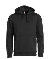 Clique Basic Hoody uniseks - wytrzymała bluza z kapturem – black. Czarne bluzy CLIQUE, m, bez wzorów, z bawełny, z kapturem. Za 166.67 zł.