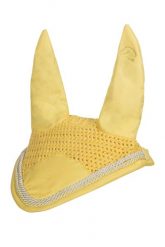 Krótki kapelusz dla koni HKM Essentials. Żółte kapelusze HKM, bez wzorów, z materiału. Za 133.00 zł.