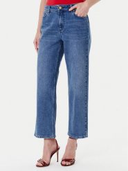 MICHAEL Michael Kors Jeansy MT5907OEB1 Niebieski Straight Fit. Niebieskie jeansy MICHAEL Michael Kors, bez wzorów. Za 779.99 zł.