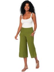 Aller Simplement Spodnie w kolorze oliwkowym rozmiar: 42. Zielone spodnie materiałowe Aller Simplement, na co dzień, bez wzorów, z materiału, z podwyższonym stanem. Za 56.99 zł.