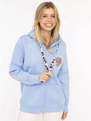 Zwillingsherz Bluza "Leo" w kolorze błękitnym rozmiar: S/M. Niebieskie bluzy Zwillingsherz, m, bez wzorów, bez kaptura. Za 202.50 zł.