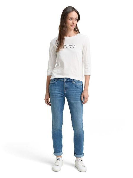 Tom Tailor Dżinsy - Slim fit - w kolorze niebieskim rozmiar: W25/L30. Niebieskie jeansy Tom Tailor, l, z aplikacjami. Za 126.99 zł.