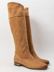 Zapato Skórzane kozaki w kolorze jasnobrązowym rozmiar: 37. Brązowe kozaki Zapato, na zimę, bez obcasa, bez zapięcia. Za 294.97 zł.