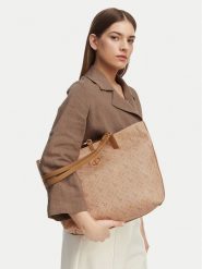 U.S. Polo Assn. Torebka BIUXT8582WVP Beżowy jasny. Brązowe shopper U.S. Polo Assn., bez wzorów, ze skóry, bez dodatków. Za 149.99 zł.