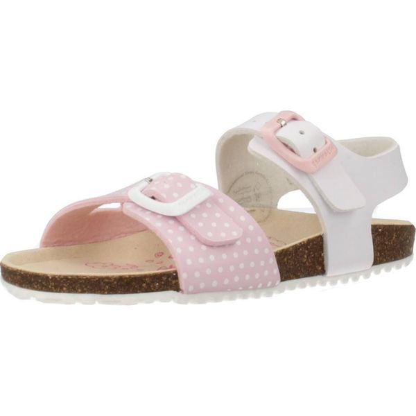 Sandały GARVALIN 202665 Biały. Białe sandały Garvalin, bez wzorów, z syntetyku, bez obcasa, bez zapięcia. Za 81.99 zł.