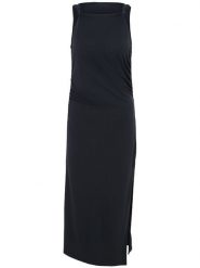 LeGer Sukienka "Soraya" w kolorze czarnym rozmiar: 36. Czarne sukienki LeGer, bez wzorów, bez kołnierzyka, bez ramiączek, midi. Za 122.67 zł.