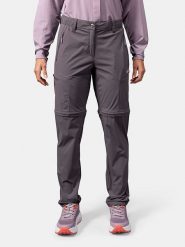 Halti Spodnie funkcyjne Zipp-Off "Pallas Cool" w kolorze szarym rozmiar: 42. Szare spodnie dresowe HALTI, bez wzorów, z materiału. Za 260.99 zł.