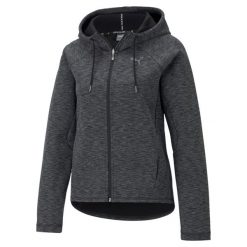 Bluza dresowa damska Puma EVOSTRIPE. Czarne bluzy Puma, xs, bez wzorów, z dresówki, bez kaptura. Za 210.99 zł.